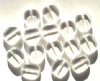 10 14mm Flat Cut Oval Window Bead Crystal